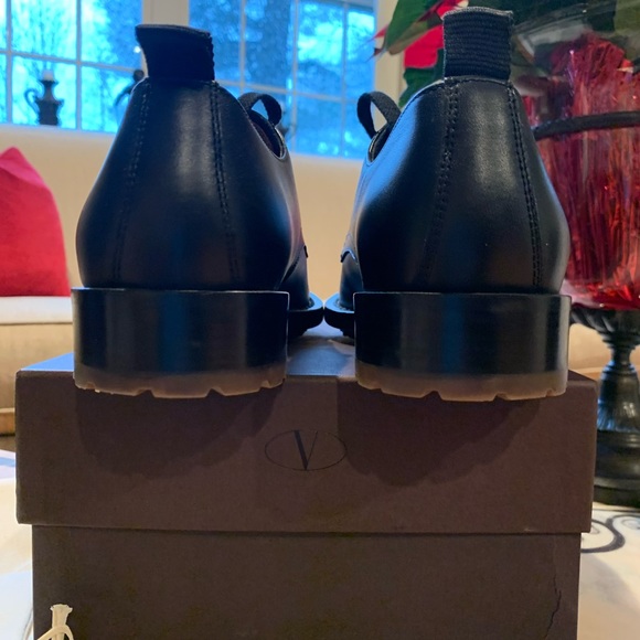 Valentino Derby black shoes, 7.5 US - Picture 4 of 12